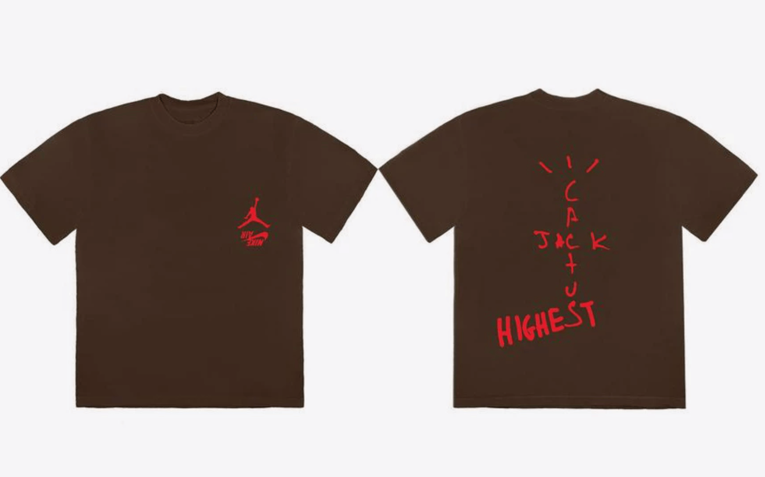 Travis Scott Highest in the Room Brown Tee